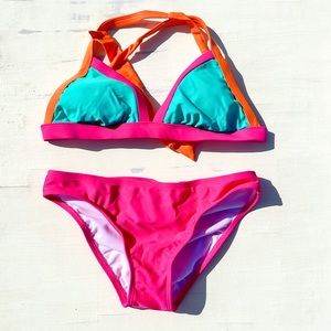 Tri color bikini
